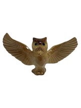 Hagen Renaker Miniature Owl with Wings Spread Porcelain Figurine Vintage - £7.39 GBP