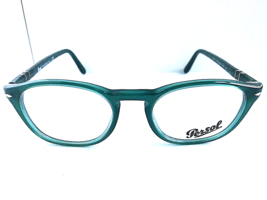 New Persol 3007-V 1013 Ossidiana Green 48mm Oval Men&#39;s Eyeglasses Frame ... - £131.72 GBP