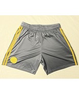 Adidas Leicester City Football Club Shorts Adult XL Gray &amp; Yellow Soccer - $20.00