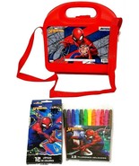 Artesco Marvel Spider-Man Lunch Box, 12 Pencils, 12 Markers - 3 Sets - £15.63 GBP