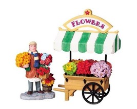 Lemax 2008 Flower Cart Coventry Cove #83694 Florist Locally-owned Fresh/... - €24,50 EUR