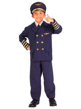 FORUM AIRLINE PILOT CHILD HALLOWEEN COSTUME SIZE MEDIUM (8-10) - $489.75 MXN