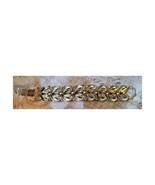 Vintage Coro Pegasus Gold Tone Leaf Link Bracelet 8 in - $61.80 CAD
