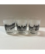 3 Vintage Chenoncean Cheverny Chaumont Whiskey Glasses France Reims Drin... - $27.41 CAD