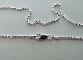 Diamond Cut Bead Chain Anklet - 10 inch* (1.2mm*) - Sterling Silver - Made Italy - $16.18