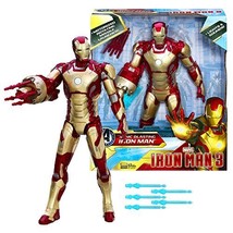 Marvel Year 2012 Iron Man 3 Series 13 Inch Tall Electronic Figure - SONI... - £54.04 GBP