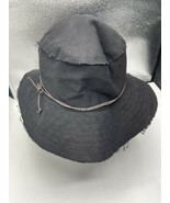 Lauren by Ralph Lauren Black Boho Sun Hat Medium - $33.78 CAD