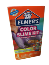 Elmers Color Slime Kit 4 Piece Washable Safe Nontoxic Crafting New Sealed In Box - £10.75 GBP