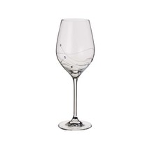 Dartington Crystal - Glitz Crystal Wine Glasses, Set of 2 x 330ml - Gift Boxed  - £87.02 GBP