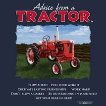 Farm T-shirt S M L XL 2XL Advice From Tractor Country Blue Unisex NWT  - £15.97 GBP