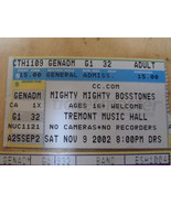 MIGHTY MIGHTY BOSSTONES Tremont Music Hall Ticket Stub 2000 + HOB Vintage  - $8.75