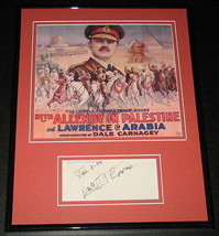 Lowell Thomas Signed Framed 11x14 Thomas Travelogues Poster Display JSA - $148.49