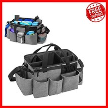 Wearable Grey Cleaning Caddy with 5 Pockets - Ideal for Cleaners &amp; House... - $946.34 MXN