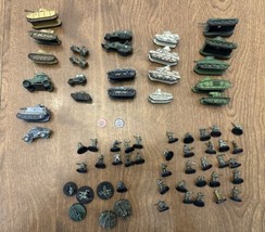 Axis And Allies Miniatures Wizards Mixed LOT OF 70 Tanks Vehicles Weapon Men Lot - £146.91 GBP