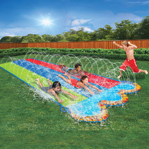 Kids Triple Racer Water Slide- 16 feet long - $45.00