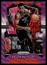 2019 Panini Prizm #151 Hassan Whiteside Prizms Red White and Blue EX-B113R2 - £11.74 GBP