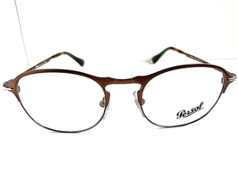 New Persol 7007-V 1072 49mm Rx Round Copper Men&#39;s Eyeglasses Frame Italy - $169.99
