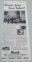 1930 Print Ad Brisk Mint Julep Shave Cream 3 Well Dressed Men - $10.32