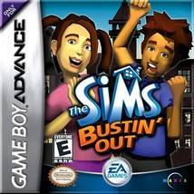 The Sims Bustin Out - Nintendo Game Boy Advance Gba Sp Ngba Ngba Sp Video Game - $55.86