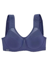 H.I.S Sports Bra in Blue Size UK 44DD (fm3-16) - £41.18 GBP