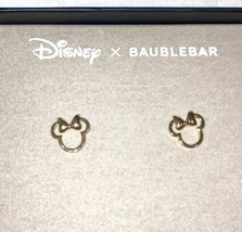 Disney  Minnie Mouse Disney X BAUBLEBAR Minnie Mouse Gold  Stud Earrings - £17.37 GBP