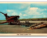 Peter Iredale Shirpwreck Oregon Coast Oregon OR UNP Linen Postcard Z8 - $2.92