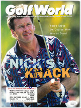 Nick Faldo signed Golf World Full Magazine 3/10/1995- JSA #EE63297 (PGA Win @ Do - £51.85 GBP