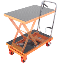 VEVOR Hydraulic Lift Table Cart, 500 lbs Capacity 28.5 in Lifting Height... - $234.99