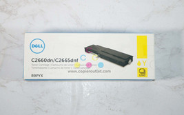New OEM Dell C2660dn, C2665dnf Yellow Toner Cartridge R9PYX, Same Day Shipping! - £47.86 GBP