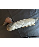 Vintage Duck Decoy Folk Art Rustic Fence Post Northern Bay Primitive 15 ... - $271.54 CAD