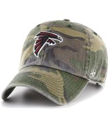 Atlanta Falcons Camo Clean Up NFL Football Adjustable Hat Cap &#39;47 Men&#39;s NEW - $34.64