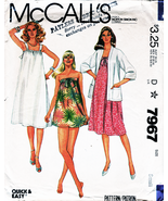 Maternity JACKET, DRESS, SWIM SUIT 1982 McCall&#39;s Pattern 7967 Size Sm (1... - $12.00