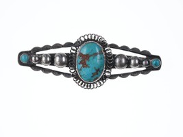 Vintage Navajo Sterling turquoise pin - £183.81 GBP