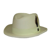 Men Bruno Capelo Summer Spring Soft Straw Style Hat Godfather GF209 Ivory Cream image 3