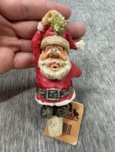 Vintage Spit N Whittle Bottle Mistletoe Cork Santa Claus Christmas Carve... - $34.64