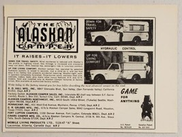 1971 Print Ad The Alaskan Camper It Raises, It Lowers Sun Valley,California - £7.06 GBP