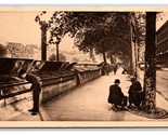 Antique Book Dealer Bouquinistes Paris France UNP DB Postcard W22 - £3.11 GBP