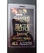 CLEANSING THE NATION TOUR - ORIGINAL 2008 TOUR LAMINATE BACKSTAGE PASS - $55.00