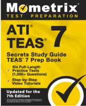 ATI TEAS Secrets Study Guide: TEAS 7 Prep Book, Six Full-Length Practice... - $16.60