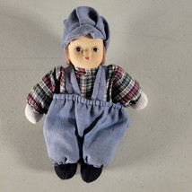 Hansel and Gretal Story Hansel Doll Porcelain Face Soft Body 5&quot; Tall w/ Clothes - $8.97