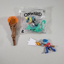 Disney Pixar Onward Toy Lot Ian Lightfoot, Blazey Dragon, Phoenix Gem Staff - £8.61 GBP