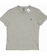NEW Polo Ralph Lauren Polo Player T Shirt! Gray Heather  Navy Player  Cu... - $36.91 CAD