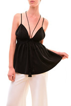 Finders Keepers Womens Top Wonderful Nice Addison Elegant Stylish Black Size S - £27.87 GBP