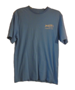 Vineyard Vines Men&#39;s Small  T Shirt Fish Graphic Blue 100% Cotton - £10.35 GBP