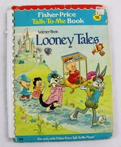 VINTAGE 1978 Fisher Price Talk to Me Book Looney Tunes Bugs Bunny Sylvester - £11.67 GBP