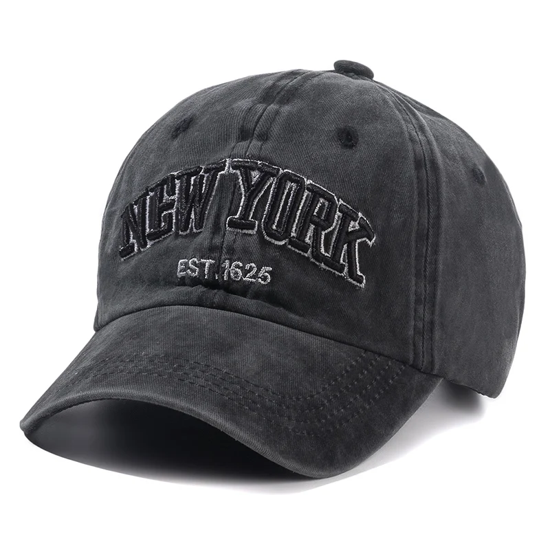 2023 New York Washed Cotton Cap For Men Women Gorras Snapback Caps Baseball Caps - £83.15 GBP