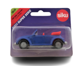 Siku Super Serie 0839 VW Kafer Cabriolet NoC Diecast Germany Blue and Red - £11.74 GBP