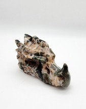 Red Moss Agate Dragon Skull, Hand Carved Agate Dragon Head, Year Of Dragon Gift - £39.51 GBP