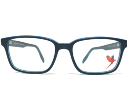 Maui Jim Eyeglasses Frames MJO2115-03SP Blue Rectangular Square 53-17-145 - £74.56 GBP