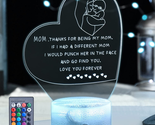 Mothers Day Gifts for Mom Her Women, Mom Gifts Night Light, Mothers Day ... - $20.88